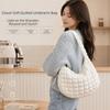 Cloud Nylon Puffer Shoulder Bag Solid Color Cloud Crossbody Bag  Women's Fashion