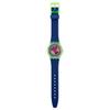 Наручные часы Swatch GENT BIOSOURCED NEON SKYCHART SO28G704, унисекс, для взрослых, синие.