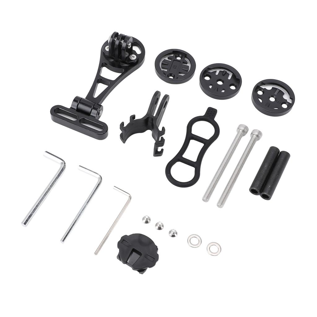 Out Front Cycling Computer Mount Adjustable Out Front Handlebar Mount Compatible for Action Camera