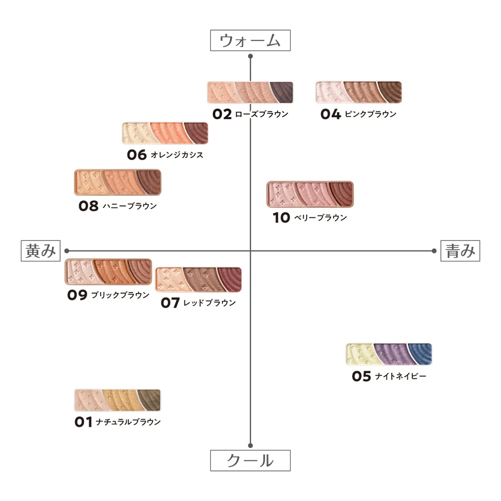 CEZANNE Tone Up Eyeshadow 07 Red Brown 2.6g (x 1)