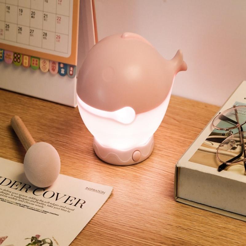 Wooden Fish LED Night Lamp for Prayer Rooms Soothing Light for Relaxation and Peace