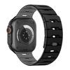 Magnetic Buckle Silicone Strap for Apple Watch, Fits Ultra 2/3, 49/46/45/38/42/40mm, Silicone Bracelet Wristband for iWatch Series 11 / 10/ 9/8/7SE