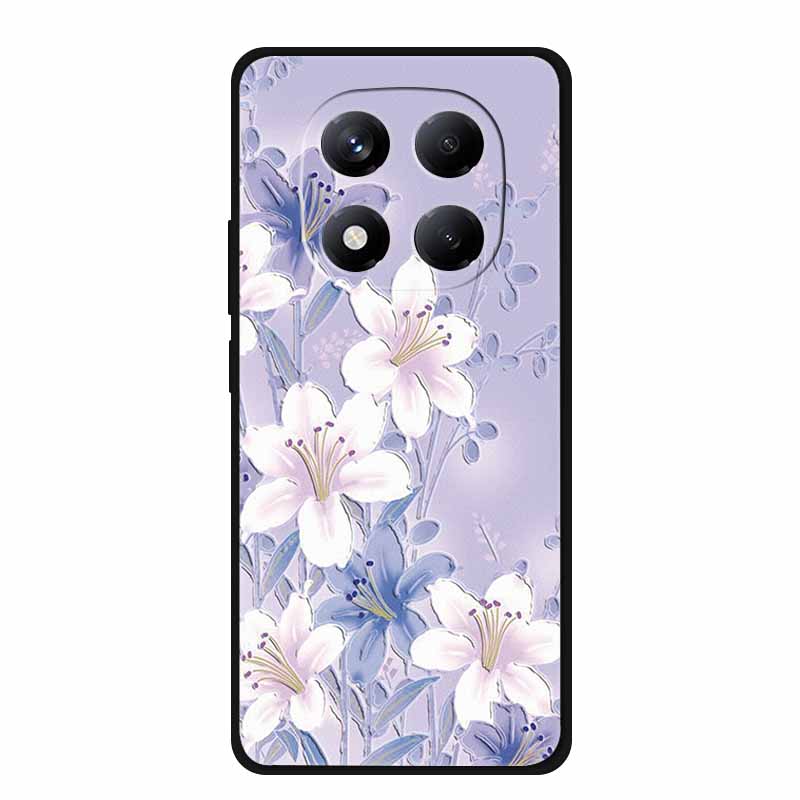 3D Цветочный тисненый чехол для Redmi Note 15 5G (Китай) Чехол Мягкий Силиконовый Чехол Для Телефона Для Note 15 5G Для Китая Чехлы Оболочка Coque