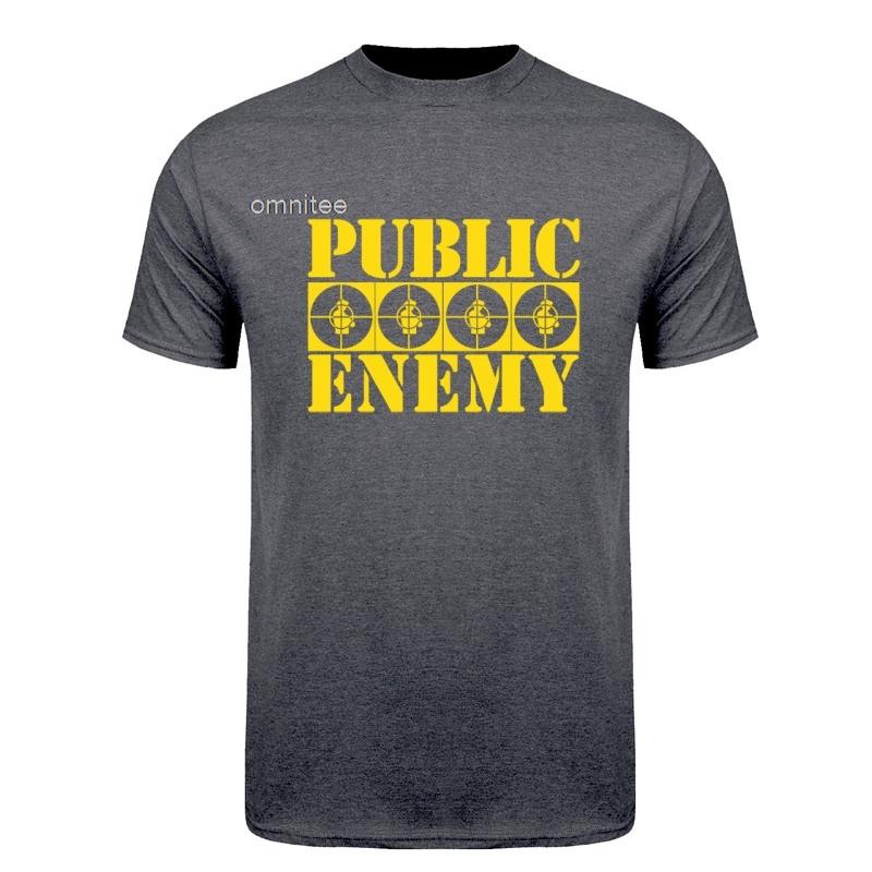 Vintage Public Enemy Tshirt Tops Summer Graphic Cotton Streetwear Birthday Gifts Short Sleeve T Shirts Hj114