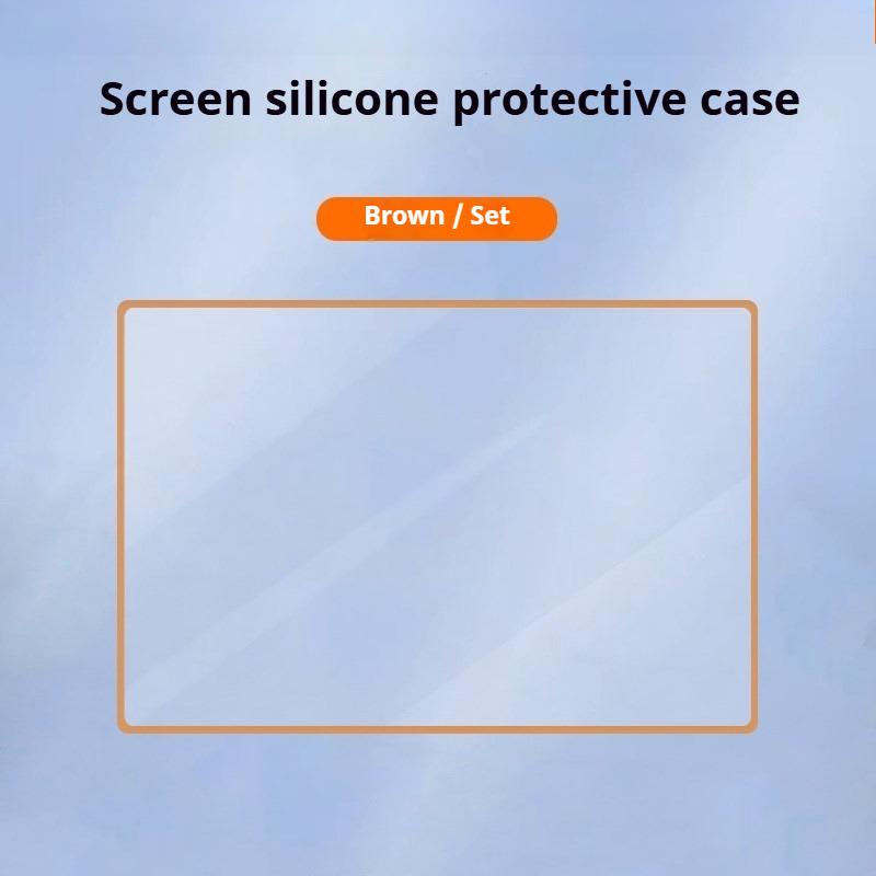 For Chery ICAUR V27 Screen Silicone Protective Cover Special Anti Collision Ring For Central Control Navigation Screen