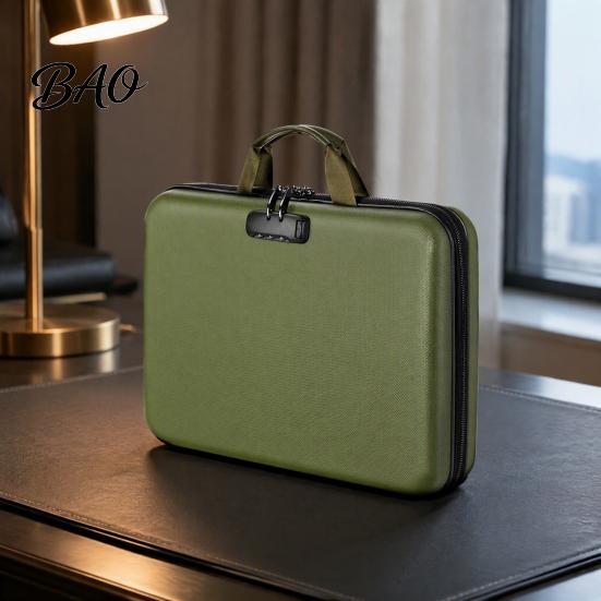 Document Safety Box Fireproof with Combination Lock, Hard Shell Portable File Organizer, Valuable Paper Organizer Multi Compartment Waterproof Storage