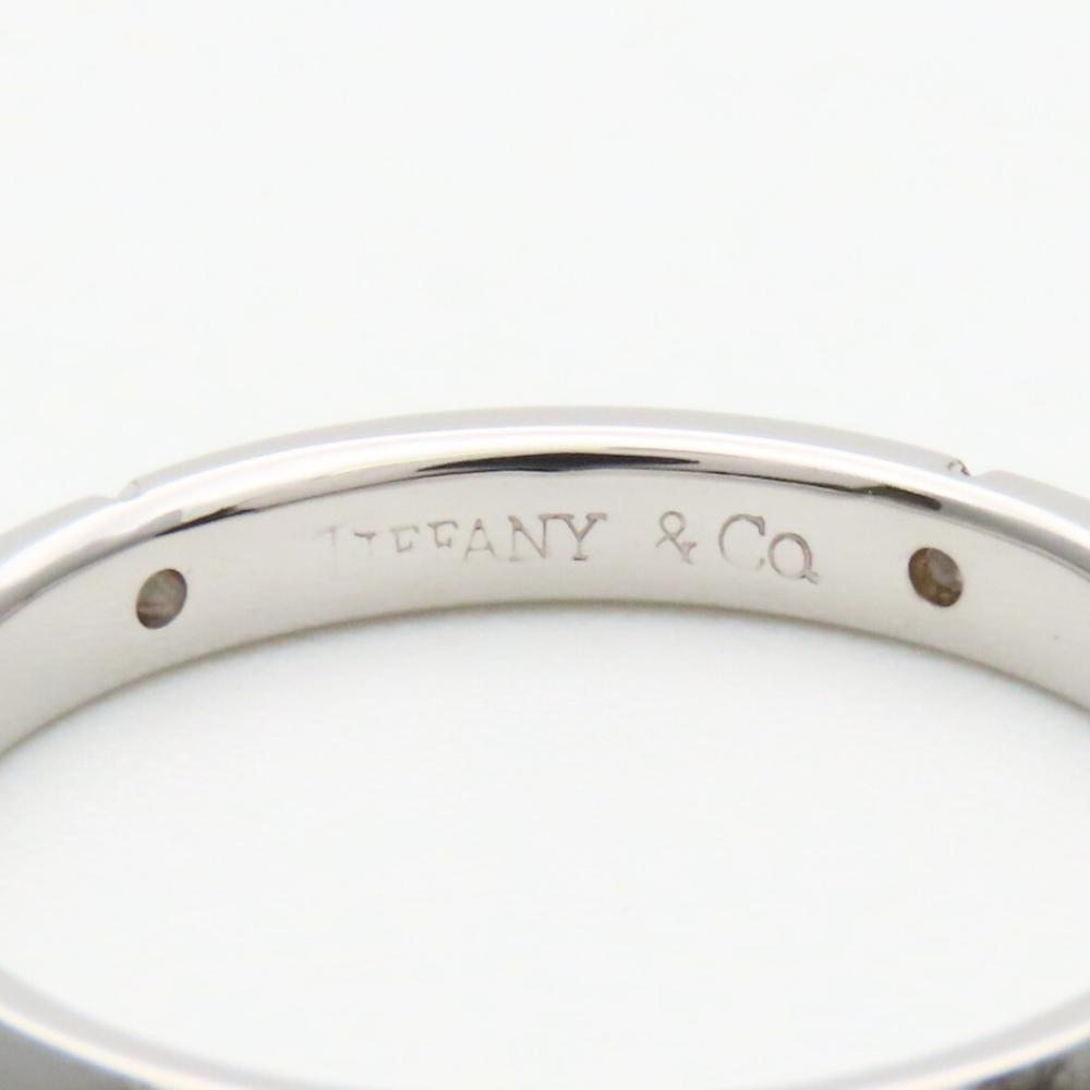 Used TIFFANY&Co. Ring Streamerica Narrow EU#50 K18 white gold/diamond 2.5g White gold 5PD