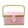 Detachable Tray Sewing Basket Organizer Supplies Storage Organizer For Craft Lovers