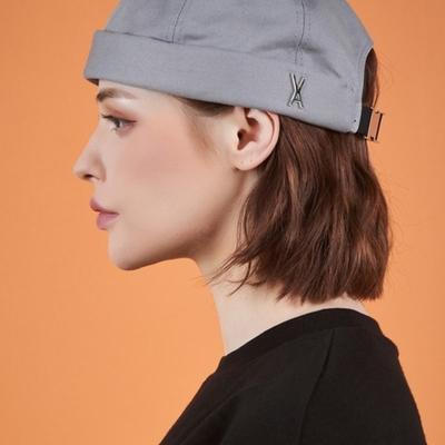 VARZAR Кепка для часов из твила с металлической пряжкой Серая