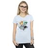 Harry Potter Womens/Ladies Hogwarts Painted Crest Cotton T-Shirt