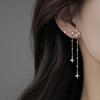 Romantic Asymmetric Star Earrings Niche Design High-end Earrings