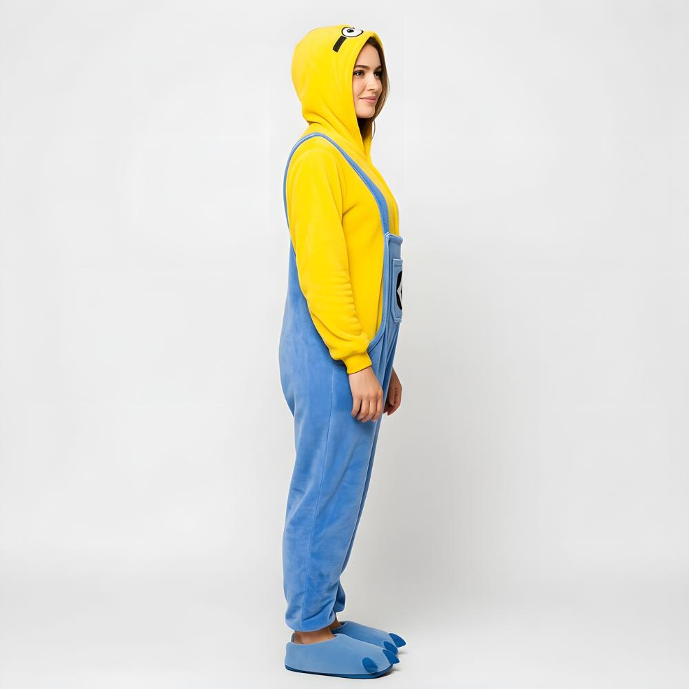 Пижама-комбинезон Кигуруми Костюм Переодевание Миньон XL: 175-185 см