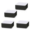 Carbon Steel Furniture Risers Self Adhesive Furniture Lift Anti Slip Low Noise Bed Lifter with Felt