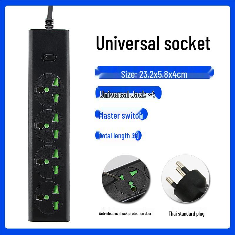 Универсальный европейский сетевой фильтр с USB, британский и немецкий стандарт, умная маленькая южноафриканская розетка