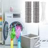 24Pieces Lint Traps Washing Machine Lint Trap Snare Laundry Mesh Washer Hose Filter with 24 Pieces Cable Ties