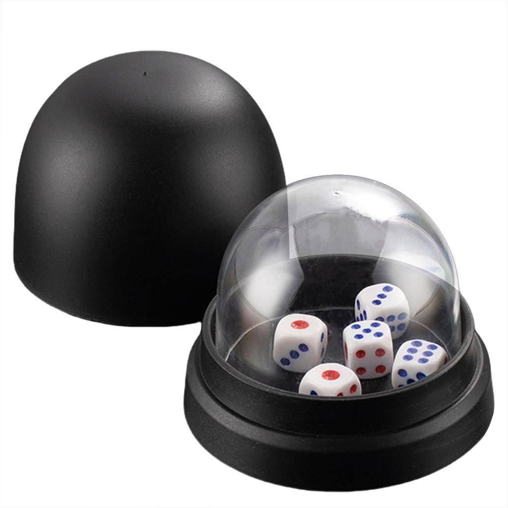 Dice Cup Prevention Cheat Secure Play Dice Shaker Set PP Crafted Perfect for Family Game Night Group Activities