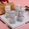 Каменный Человек Медленно Снимает Стресс Мягкая Статуэтка Отскакивает Интересное Выражение Расслабляет Стресс Игрушка с Медленным Отскоком Креативная Сжимающаяся Игрушка-Антистресс