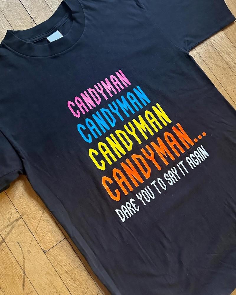 Vintage Candyman Horror Movie Shirt 1990s Promo Size S-5XL Reprint Unisex T-Shirt
