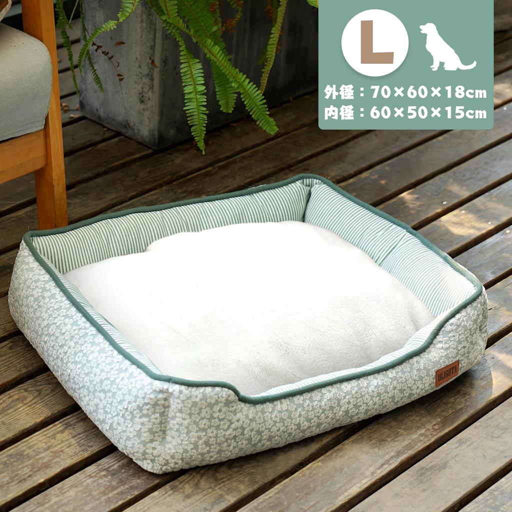 Ящик для домашних животных, кошек и собак, с двусторонней кроватью для маленьких и всех лет, стильная кровать, кровать, кровать, кровать, круглогодичного использования, подушка, моющаяся, мягкая, пушистая, среднего размера