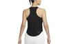 Nike Tank Tops Women's Black Crew Neck Moderate Straight Fit FN2515-010