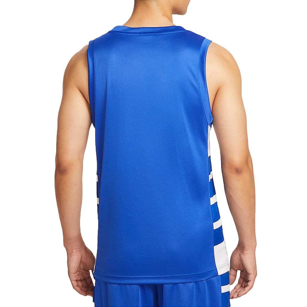 Nike Мужская баскетбольная майка Dri Fit Темно-синяя командная IM9813-449