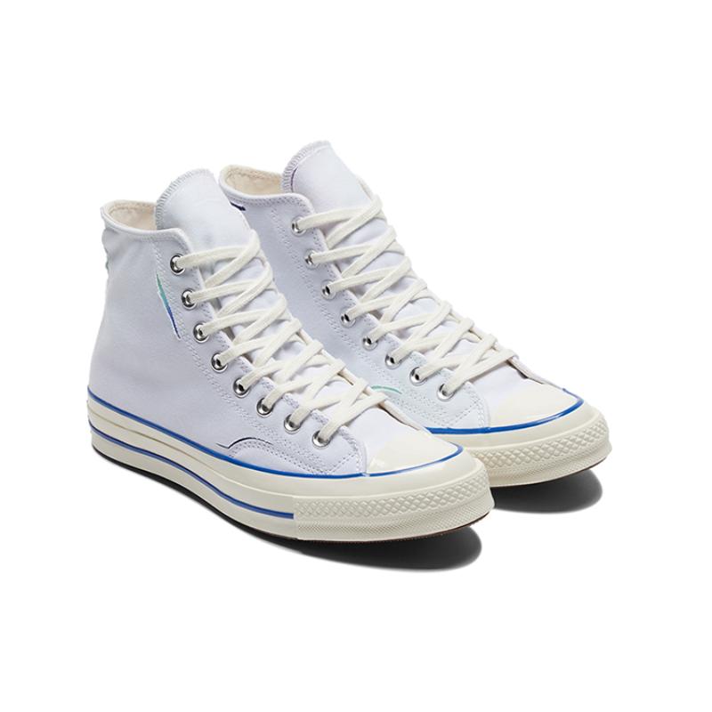 Converse 1970-е Chuck Taylor All Star Chuck 70 рвущийся верх высокие парусиновые кеды унисекс фиолетовый белый синий