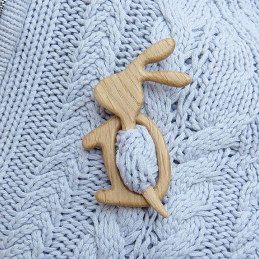 Brooch Bear Bird Animal Flower Heart Women Brooch Fashion Jewelry Clothing Accessory Wooden Brooch