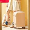 High-Value Suitcase: Lightweight Trolley for Women & Men, 20-24 Inches, Secure Password Lock, Ideal for Travel