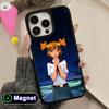Вечное Лето Алиса Матовая Поверхность Magsafe Чехол для Мобильного Телефона для iPhone 17 16 15 14 13 12 11 Air Pro Max Plus Цветной Чехол