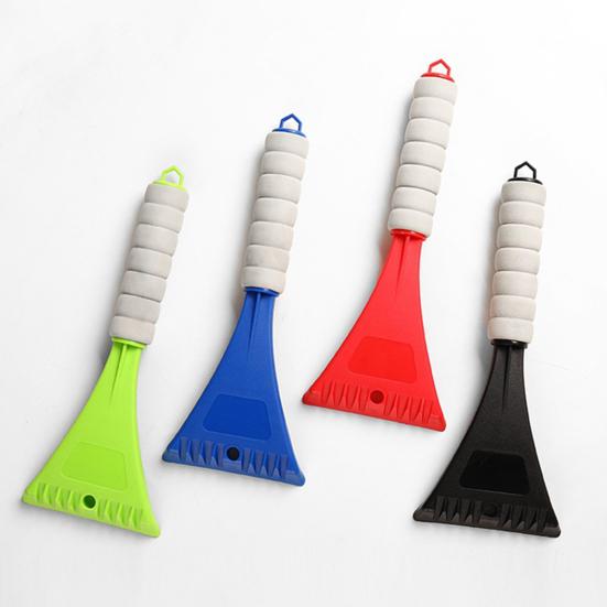 Автомобильный скребок для льда, противоскользящая ручка из этиленвинилацетата, подвесная многофункциональная мини-сверхмощная автоматическая лопата для размораживания лобового стекла, инструмент для удаления снега