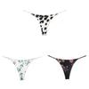 CINOON 3Pcs/Lot Sexy Underwear Low-waist G-String Panties Female Underpants Multicolor Women Thong No Trace Breathable Female Lingerie