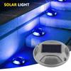 Waterproof Solar Garden Step Light for Outdoor Villas, Footpaths, Stairs, and Lawns