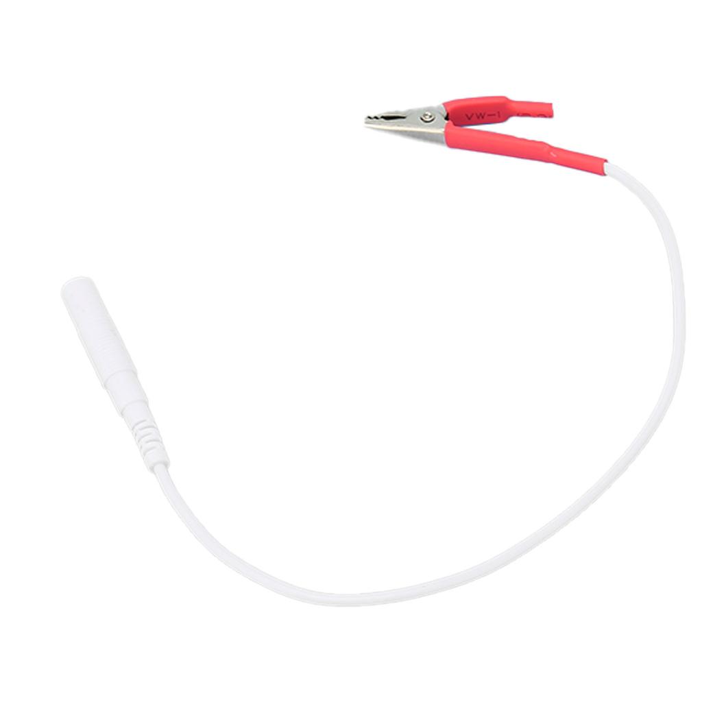 Зажим типа «крокодил» для тестового кабеля, электродные аксессуары для электронной акупунктуры, красный