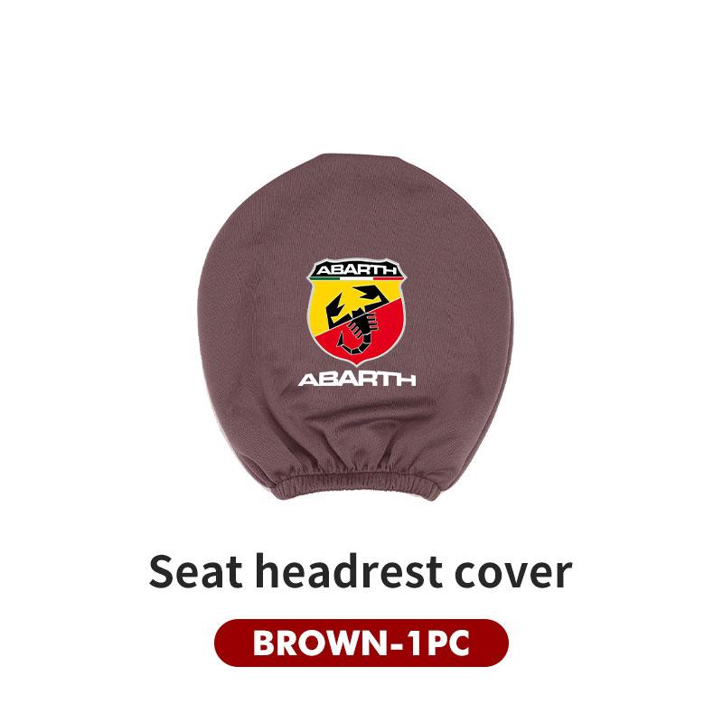 ASF1 Car Seat Headrest Neck Pillow Dustproof Protective Cover compatible for Abarth FIAT 500 Ducato Stilo Palio UNO Astra Bravo Tipo