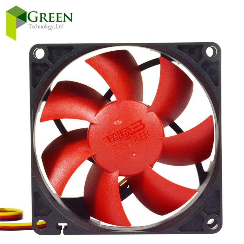 Новый МИНИ DC12V Бесшумный 80ММ 8025 80*80*25ММ 8*8*2.5СМ Корпусный Вентилятор Гидродинамический подшипник Вентилятор для корпуса компьютера 3pin