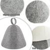 2PCS Sauna Hats Felted Wool Caps Spas Headwear High Temperature Resistant Hat Perfect for Steam Baths and Showers