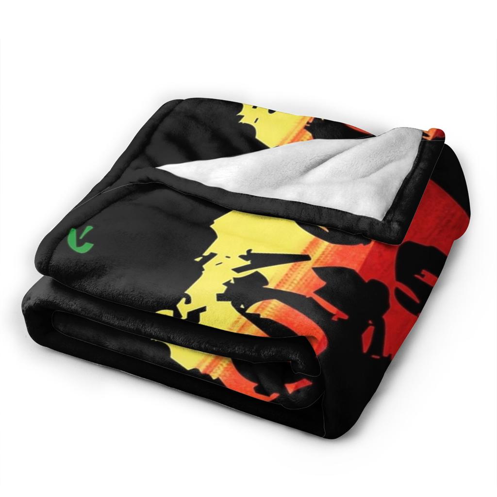 Bob Marley Reggae Blankets Fleece All Season Ajax Multi-function Super Warm Throw Blanket for Sofa Car Rug Piece