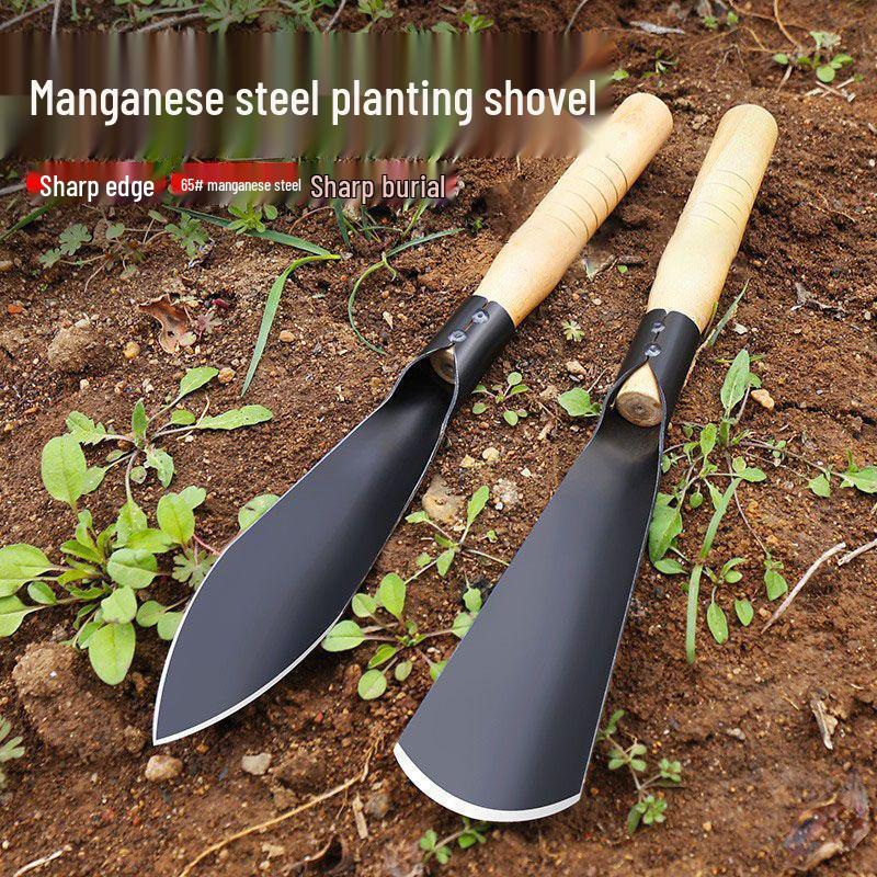 Small Manganese Steel Shovel for Planting and Weeding Vegetables or Flowers
