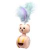 Новые игрушки для кошек, саморазвлекающие кошачьи игрушечные шарики, забавные небьющиеся куклы, шарики для царапания когтей и разноцветные палочки с перьями для игры с кошками