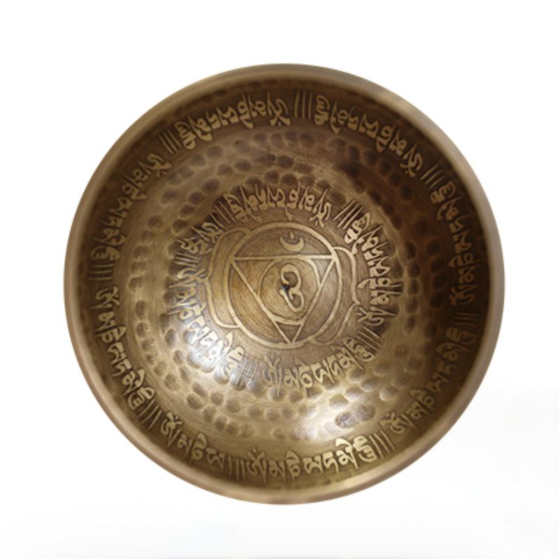 Поющая бронзовая чаша Духовный Звук Исцеляющий Музыкальные инструменты Йога Буддийские принадлежности Звук Исцеляющий Ударный инструмент Чаша
