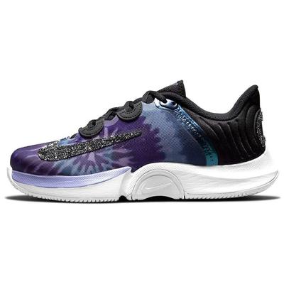 Женские кроссовки Naomi Osaka xCourt Air Zoom GP Turbo Tie Dye Фиолетовый Черный Пыльно-Аметист DN0719-001