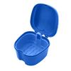 Dentures Case Portable Soaking Denture Bath Box with Strainer Basket Invisible Brace Retainer Mouth