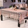 New Hollow Tablecloth Transparent Glass Yarn Embroidery European Style Cover Washable Table Cloth For Tea Table