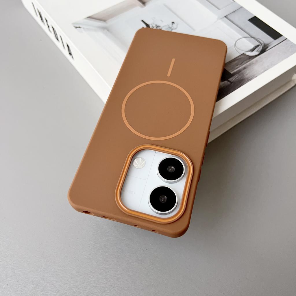 НОВЫЙ Для Redmi Note 14 13 Pro A4 A5 4G 5G кожаный чувствительный тонкий круг магнитный однотонный защитный чехол для телефона