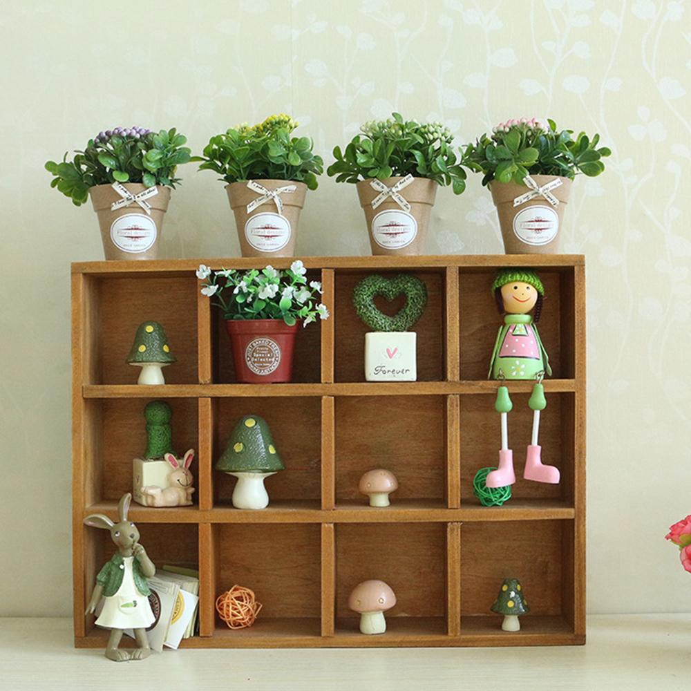 Artificial Flower Small Bonsai Plastic Fake Plant Floral Decoration Desktop Ornament