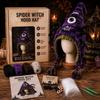 DIY Crochet Kit with Hood Hat, Handmade Knitted Animal Hat, Portable Creative Craft Gift for Beginners, 41 Styles