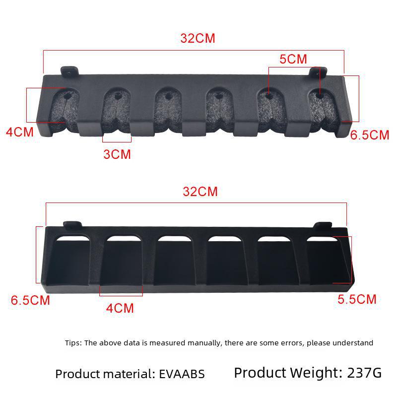 Настенная многофункциональная стойка для хранения и демонстрации удочек