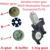Для Skoda Fabia Rapid Roomster VW Jetta Passat T5 POLO 9N Amarok Seat Ibiza Моторчик стеклоподъемника Ремонтная шестерня Передний Задний