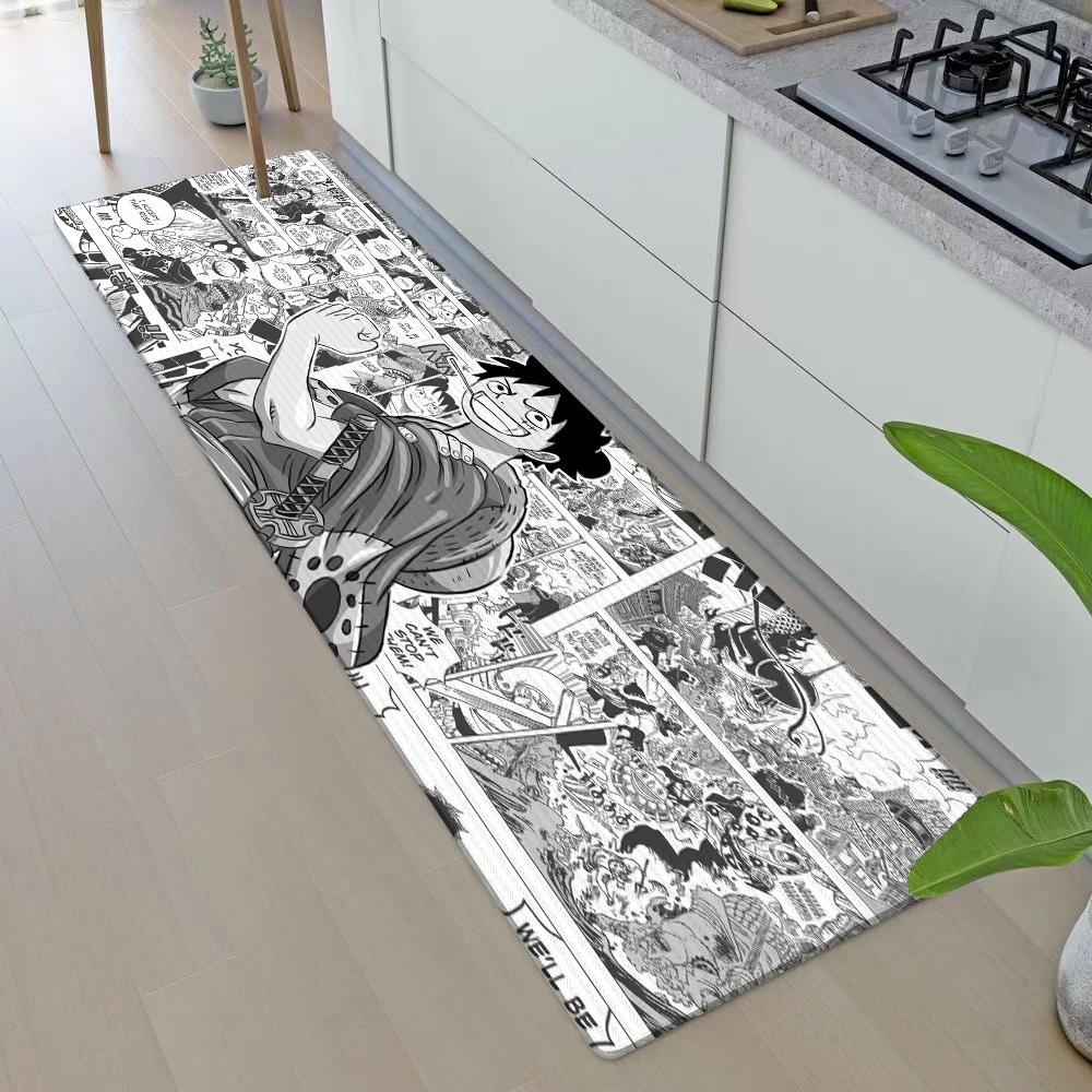 Entrance Front Door Doormat Cool LuffyS ZoroS Non-slip Kitchen Rug Living Room Rugs Balcony Bathroom Foot Mat Floor Mats Carpet