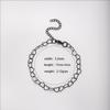 New peach hollow heart love bracelet stainless steel simple light luxury fashion trend heart jewelry with chain